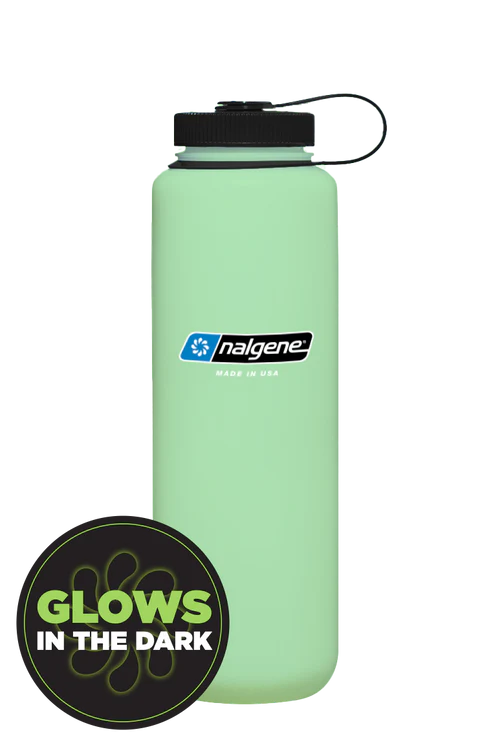 48oz Wide Mouth Silo Sustain Bottle | Glow Green | Nalgene