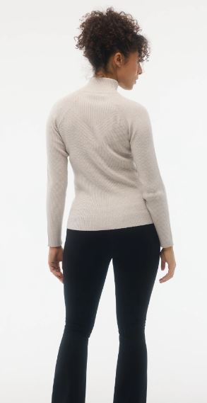 Women's Astra 1/2 Zip Fitted Sweater | FIG