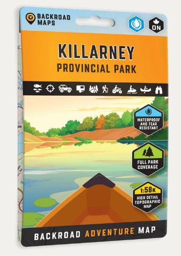 Killarney Provincial Park Ontario - Park Map | Waterproof | Backroad Mapbooks