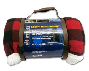 Sherpa Fleece Blanket | North 49