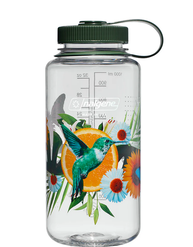 32oz Wide Mouth Sustain Water Bottle | Citrus Hummingbird | Nalgene