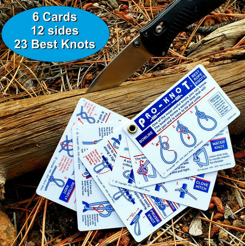 Knot Tying Cards | Outdoor Knots | Pro-Knot