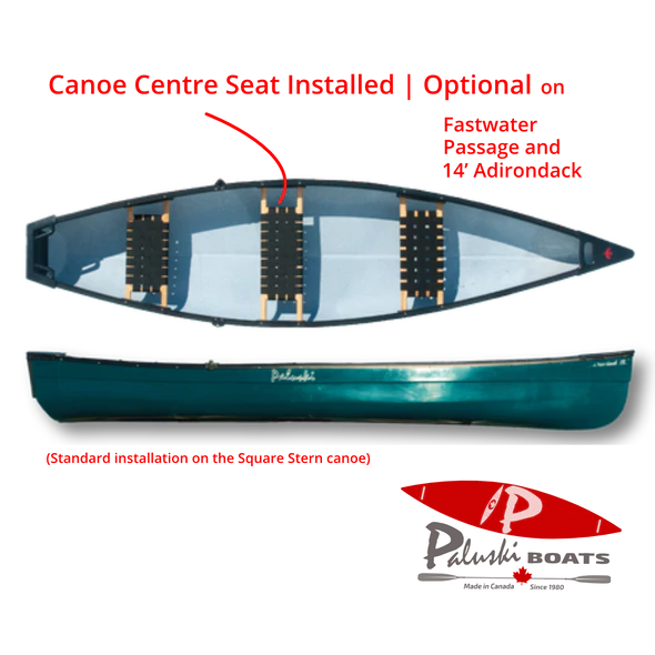 Canoe Centre Seat Installed | Optional