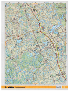 Coe Hill Adventure Topographic Map | CCON40 | Backroad Mapbooks