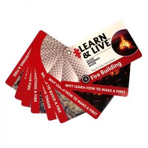 SALE! Learn & Live Fire Building Cards by UST