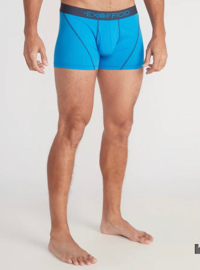 Men's Give-n-Go 2.0 Sport 3" Boxer Brief | Clear Blue | Exofficio