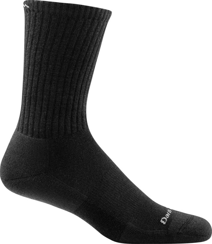 Men’s The Standard Crew Lightweight Lifestyle Sock | Black | 1657 | Darn Tough