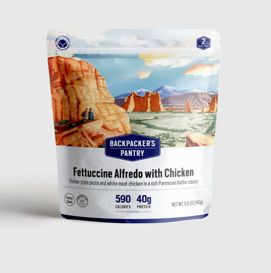 Fettuccine Alfredo with Chicken | Backpacker’s Pantry
