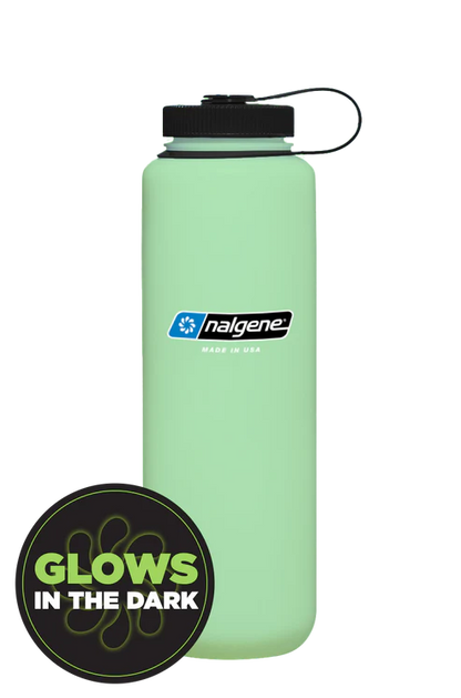 48oz Wide Mouth Silo Sustain Bottle | Glow Green | Nalgene