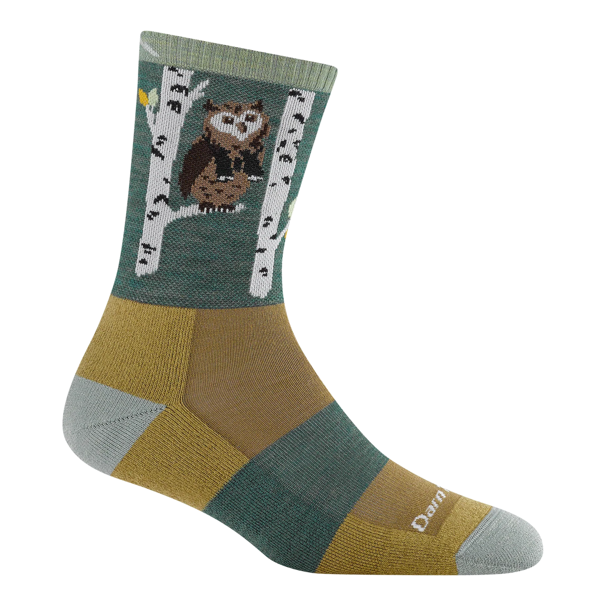 Women's Micro Crew Critter Club Canyon | Lightweight with Cushion | 5001 | Darn Tough