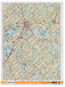Smith Falls Topographic Adventure Map | CCON45 | Backroad Mapbooks