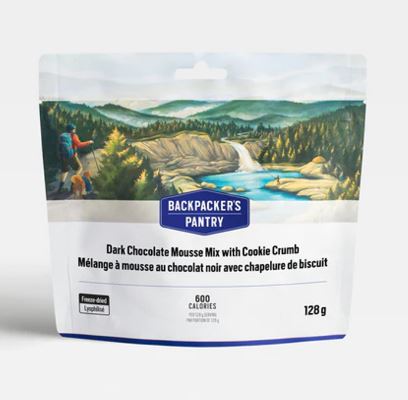 Dark Chocolate Mousse  Mix with Cookie Crumb | Backpacker's Pantry