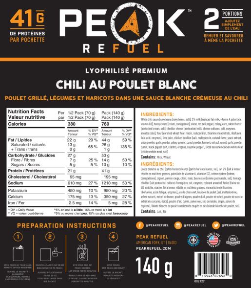 White Chicken Chlii | Peak Refuel