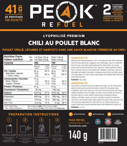 White Chicken Chlii | Peak Refuel