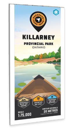 Killarney Provincial Park Adventure Topographic Map | Backroad Mapbooks