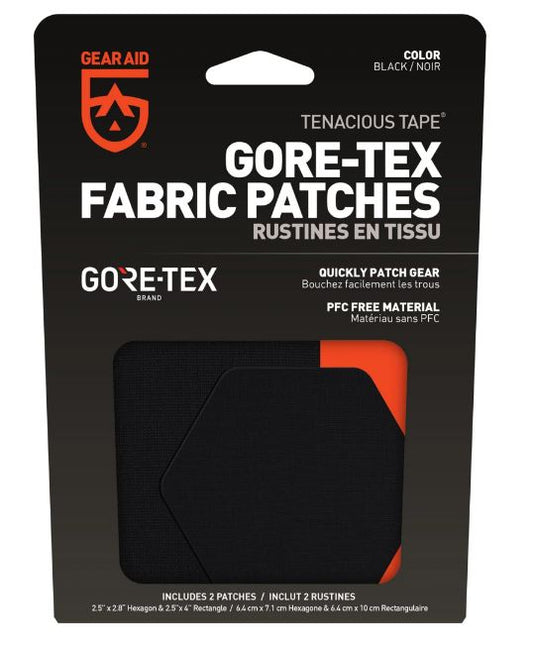Tenacious Tape Gore-Tex Fabric Patches | Black | Gear Aid