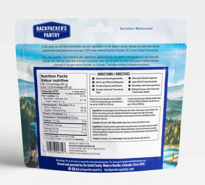 Blueberry Peach Crisp | Backpacker's Pantry