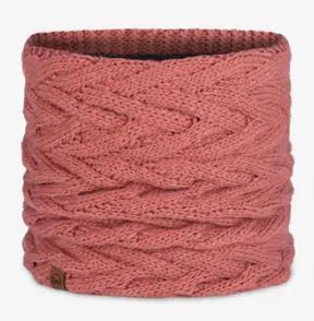 Knitted & Fleece Neckwarmer | Caryn Crimson | Buff