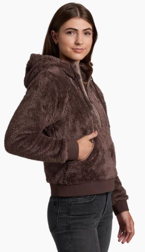 Women's Avina Flight Pullover Partial Zip Hoodie | Kuhl