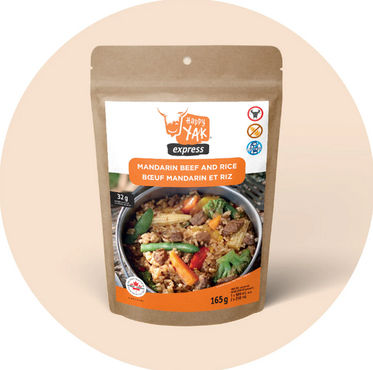 Mandarin Beef and Rice | Happy Yak