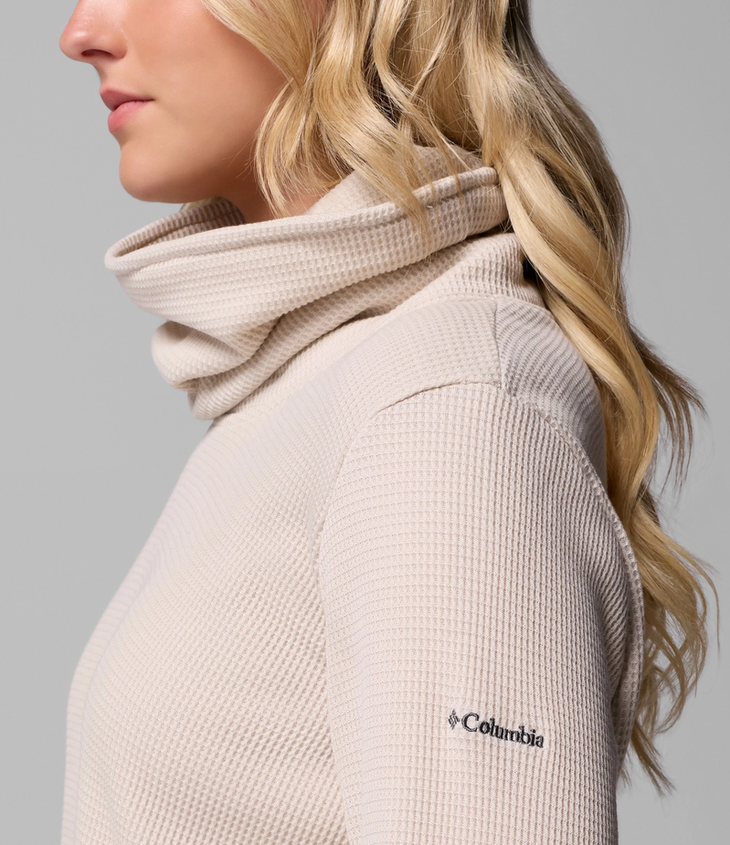 Women's Holly Hideaway Waffle Cowl Neck Pullover | Columbia