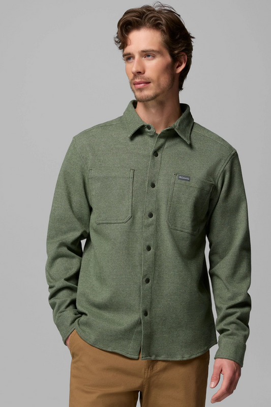 Men's Twill River Long Sleeve Knit Shirt | Columbia