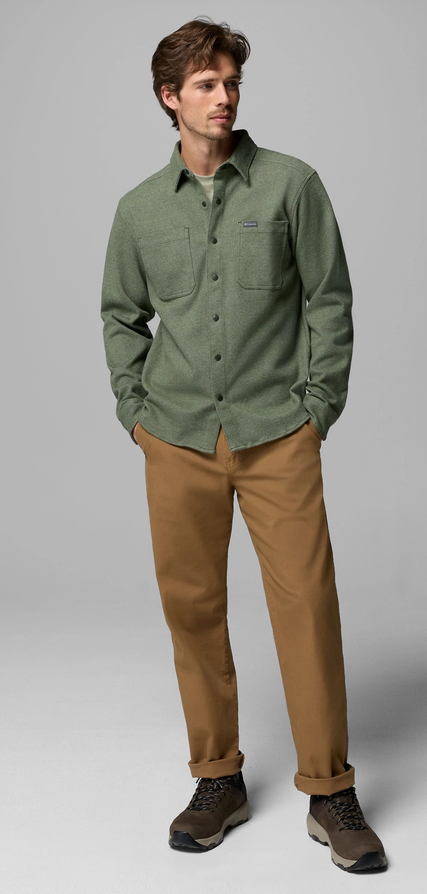 Men's Twill River Long Sleeve Knit Shirt | Columbia