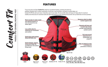 Canadiana Comfort Fit PFD | Salus