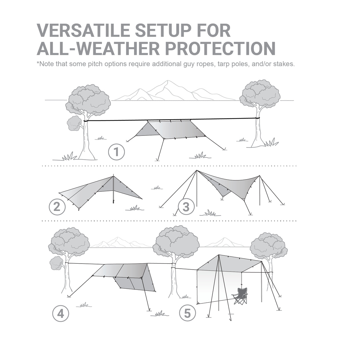Tarp Yellow | 10'x10' | Treqa
