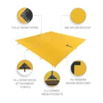 Tarp Yellow | 10'x10' | Treqa