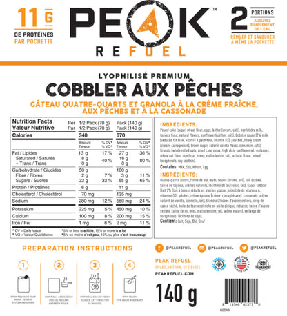 Peach Cobbler | Peak Refuel