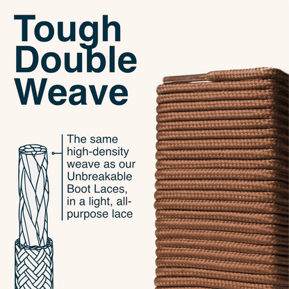 Round Boot Laces | Brown | 83" | Adventure Andy