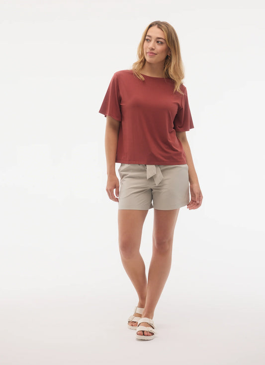 Women's Shenley Short Sleeve Top | Fig