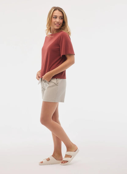 Women's Shenley Short Sleeve Top | Fig