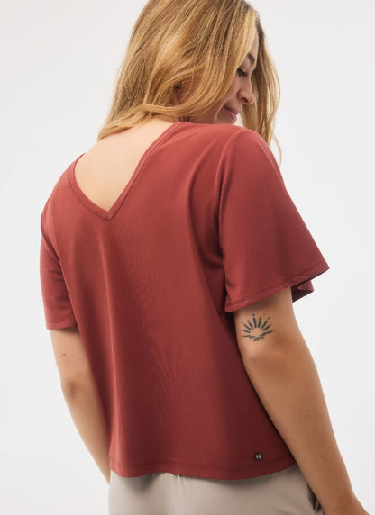 Women's Shenley Short Sleeve Top | Fig