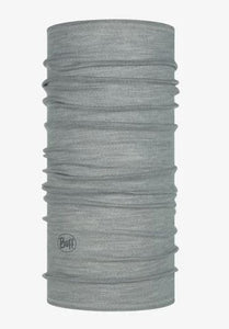 Lightweight Merino Wool | Solid Light Grey | Buff