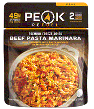 Beef Pasta Marinara | Peak Refuel