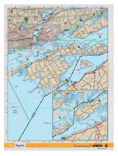 Kingston Adventure Topographic Map | CCON19 | Backroad Mapbooks