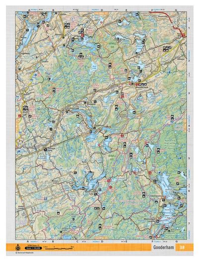 Gravenhurst Waterproof Adventure Map | CCON35 | Backroad Mapbooks