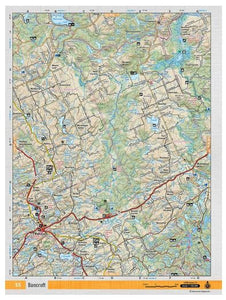 Bancroft Adventure Waterproof Map | CCON55 | Backroad Mapbooks