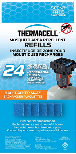 Backpacker Mosquito Repeller Refill Mats by Thermacell
