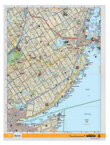 Barrie Adventure Topographic Map | CCON21 | Backroad Mapbooks