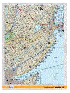 Barrie Adventure Topographic Map | CCON21 | Backroad Mapbooks