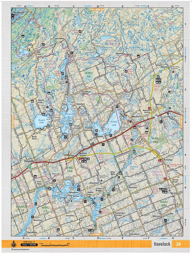 Hadlock Map Havelock Adventure Waterproof Map | CCON26 | Backroad Mapbooks ...