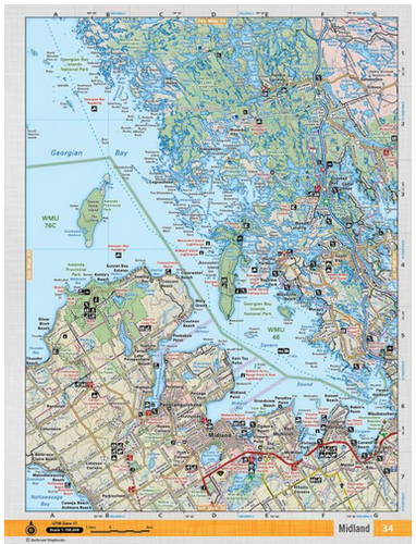 Midland Topographic Map | CCON34 | Backroad Mapbooks