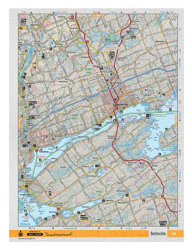 Belleville Adventure Topographic Map | CCON16 | Backroad Mapbooks