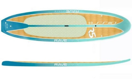 Caribbean Blue | Shoreline Lightweight Stand-Up Paddleboard | Rave