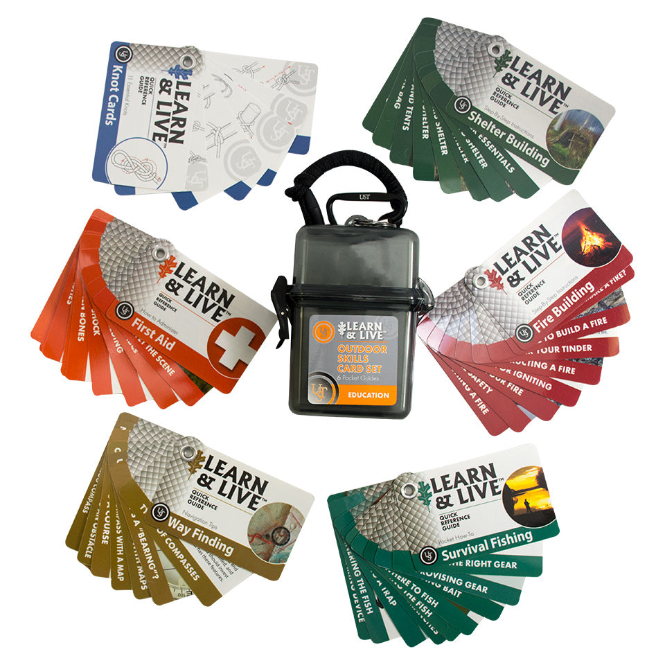 Outdoor Skills Card Set by UST