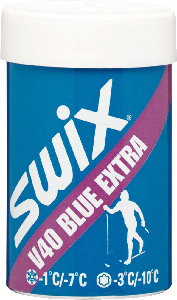 V40 Blue Extra Ski Wax by Swix