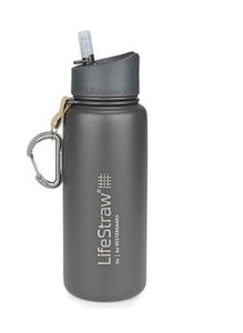 Go Stainless Steel Bottle With Filter by LifeStraw